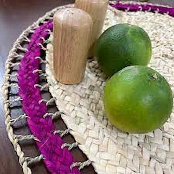 تصویر 1 از خرید سفره حصیری بیضی + قیمت فروش استثنایی